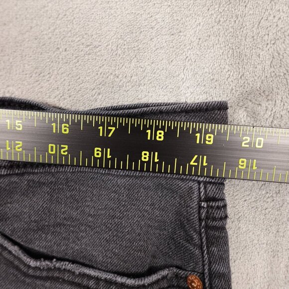 Levi's jeans Wedgie Straight women's 20W vintage black denim red tab - Picture 7 of 14